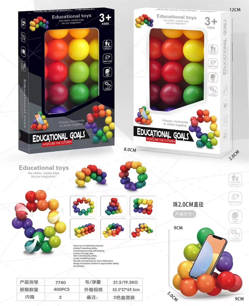 'S New Versatile Decompression Ball Puzzle Rubik'S Cube Ball Puzzle Party New And Unique Decompression Toy For Children - Image 1